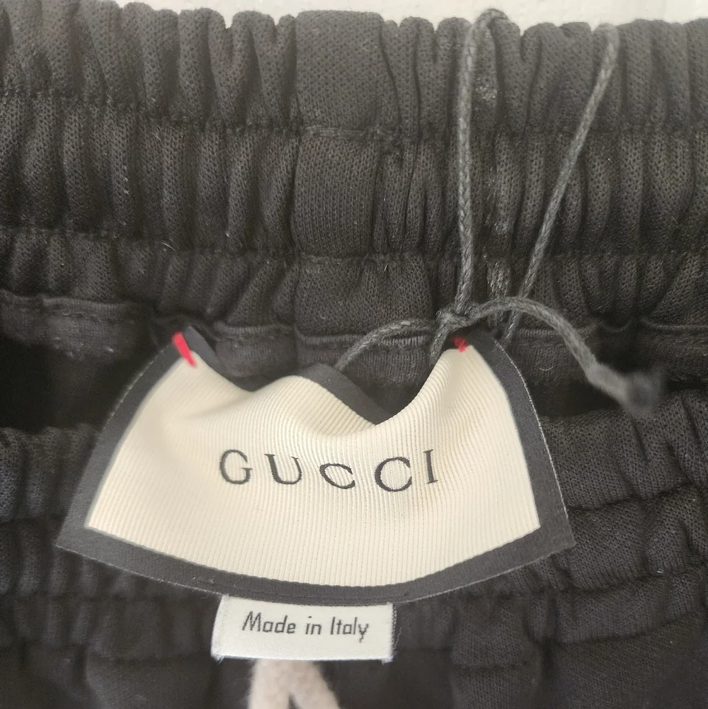 Gucci Black Technical Jersey Trackpants